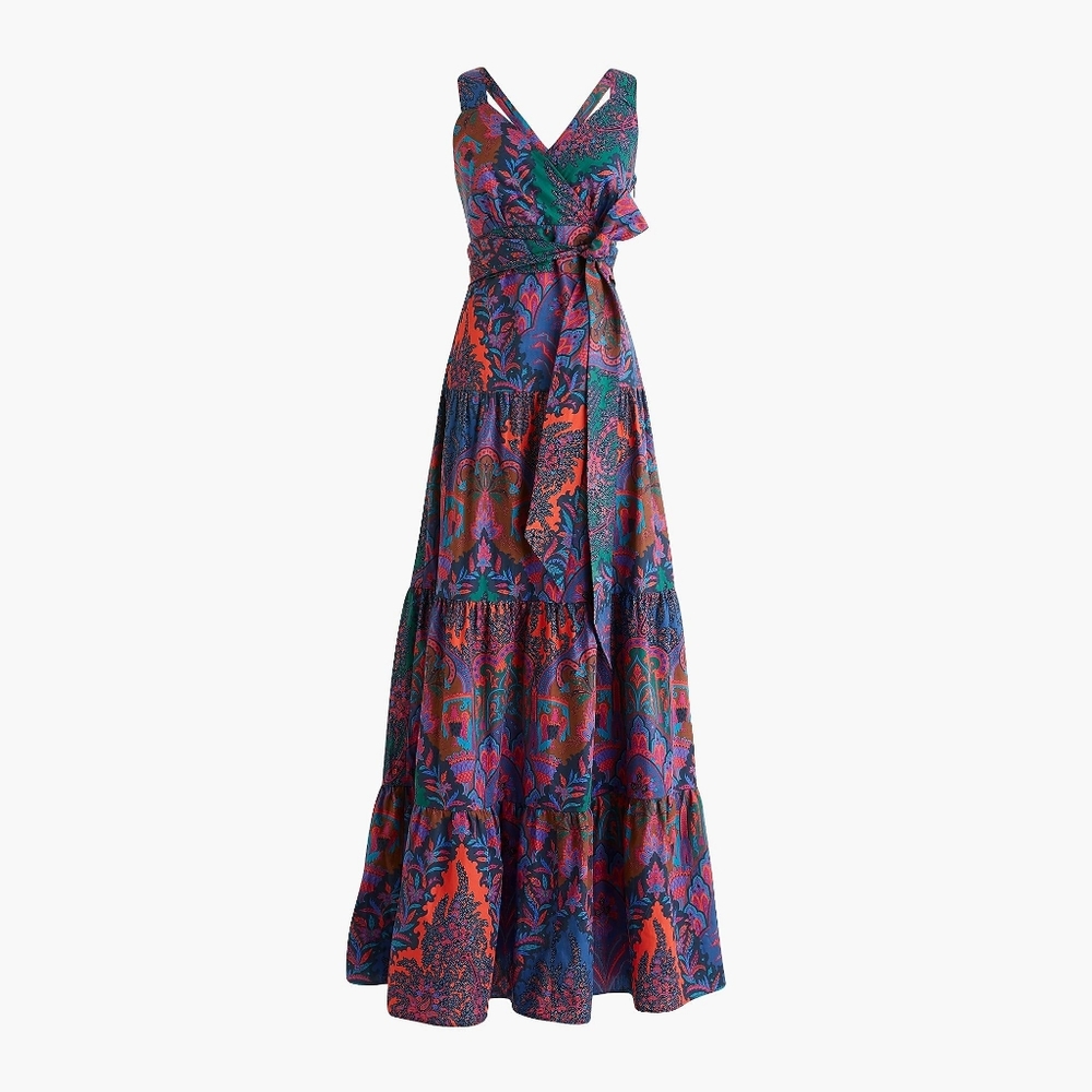 J. Crew maxi dress in Ratti Paisley print NWT